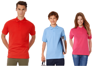 Ανδρικό και παιδικό κοντομάνικο t-shirt τύπου polo